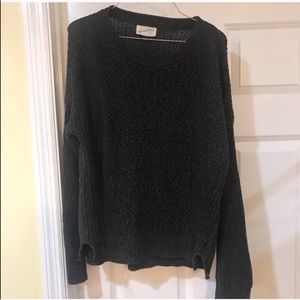 Oversized knit sweater